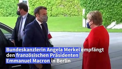 Merkel empfängt Macron zu Vorbereitung auf EU-Gipfel