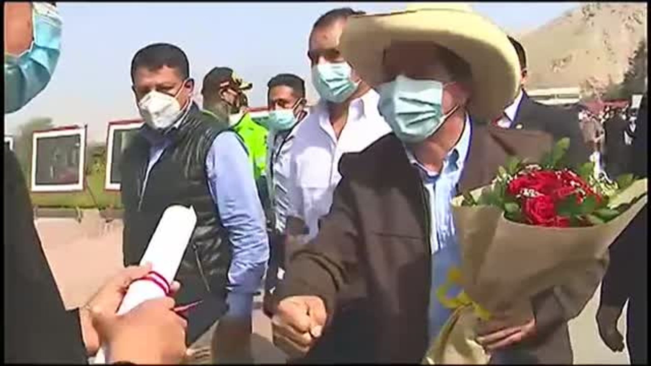 Pedro Castillo, cada vez más cerca de la presidencia de Perú