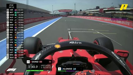 فيرناندو ألونسو يقدم لفة رائعة ويبتعد بفارق نصف ثانية خلف المتصدر