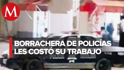 Policías en estado de ebriedad fueron cesados por chocar una patrulla