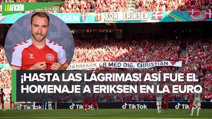 Dinamarca y Bélgica enchinan la piel con homenaje a Christian Eriksen