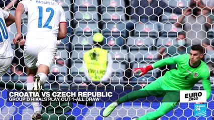Croatia and Czech Republic draw 1-1 at Euro 2020