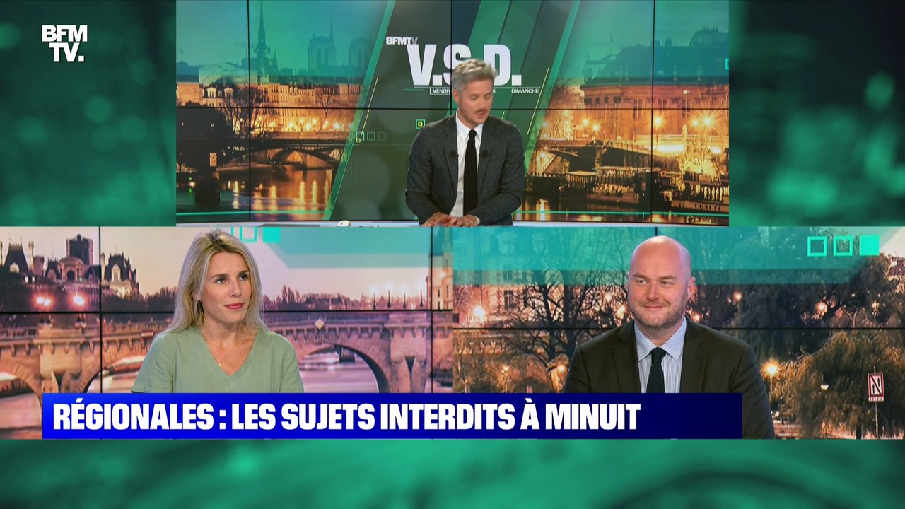 Régionales: les sujets interdits à minuit - 18/06
