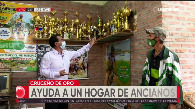 William Villagómez, dedicado al voluntariado y a la ayuda a ancianos, es nuestro Cruceño de Oro