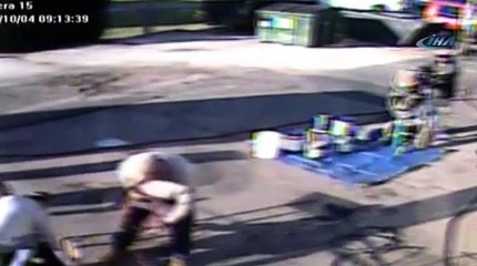 Yeraltı tankı öyle bir patladı ki!