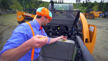 Carguero con Blippi | Videos de vehículos para niños | aprende con blippi part 1
