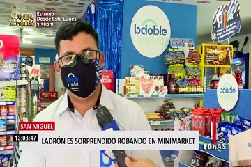San Miguel: cámara identifica banda dedicada a robar minimarkets