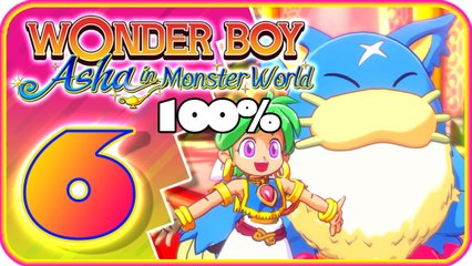 Wonder Boy: Asha in Monster World Walkthrough Part 6 (PS4) 100%