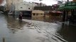 Piscina en las calles: En La Altagracia de Herrera las lluvias provocan inundaciones