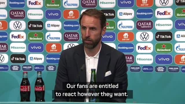 Southgate says England fans 'entitled to boo' after performance