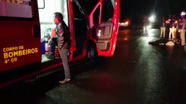 Homem morre após ser atropelado por Van na BR-467, em Cascavel