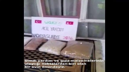 Sadakataşı Derneği kuşatma altındaki Madaya’ya yardımları ulaştırdı