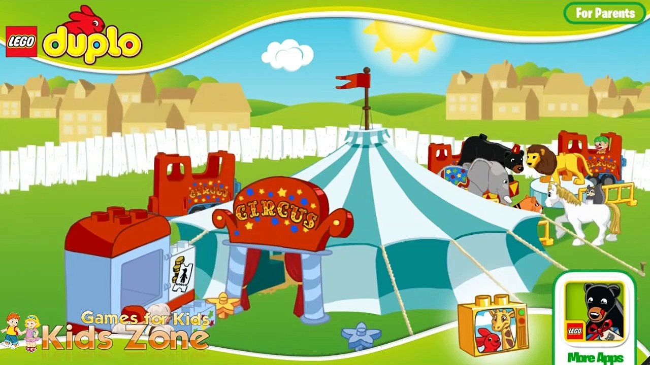 Lego Duplo Circus - Fun Children building Lego Duplo - Games for Kids