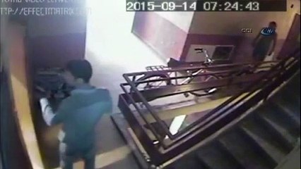 Bebek arabasını işte böyle çaldılar