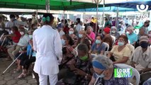 Adultos mayores reciben segunda dosis de Covishield en Managua