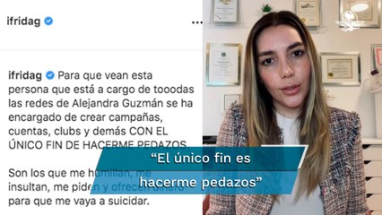 Frida Sofía denuncia campaña de sabotaje en su contra