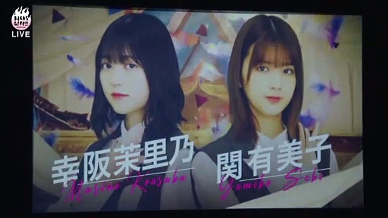 2021.06.17 櫻坂46 BACKS LIVE!! Day2 part1