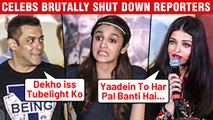 Celebs Shut Down & Troll Reporters | Alia, Salman, Aishwarya, Akshay, Parineeti Get Irritated