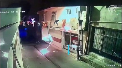 AK Parti Hani İlçe Başkanlığına molotofkokteylli saldırı