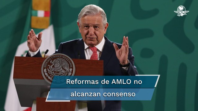 AMLO, sin aval para llevar a cabo reformas en el Congreso