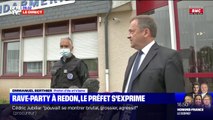 Rave-party à Redon: le préfet d'Ille-et-Vilaine annonce qu'un jeune homme de 22 ans a perdu une main, et que 5 gendarmes ont été blessés