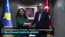 Cumhurbaşkanı Erdoğan, Kosova Cumhurbaşkanı Vjosa Osmani-Sadriu ile görüştü