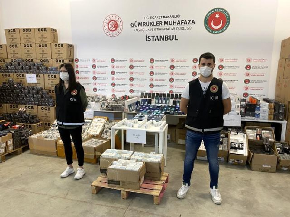 Dublör tırlı 38 milyonluk kaçakçılığa Gümrük Muhafaza engeli