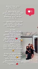 Amandine Pelissard répond aux haters sur Instagram.