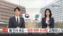 檢 인사 속도…정권 관련 수사팀 교체되나