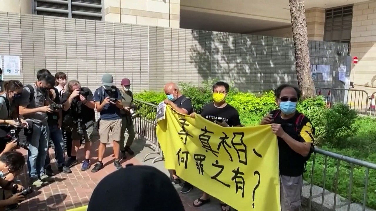 Hongkong: Verlagschef und Chefredakteur von 'Apple Daily' bleiben in Haft