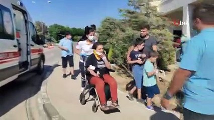 Düğünü bırakıp gelinliğiyle hastaneye koştu