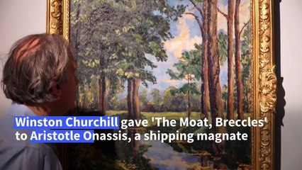 Churchill painting from Onassis superyacht to auction in New York