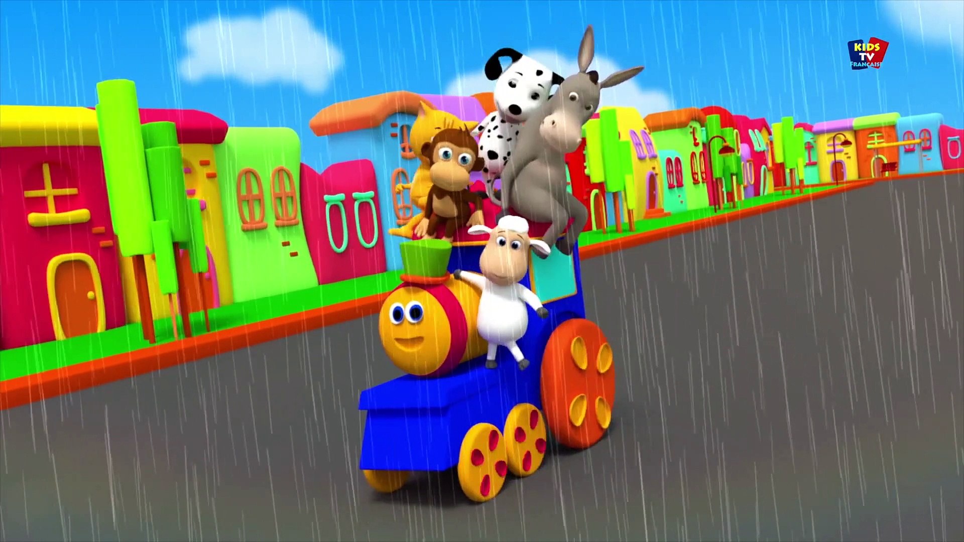⁣bob le train - nous aller chanson - Chansons pour enfants - 3D French Rhymes - We Go Song