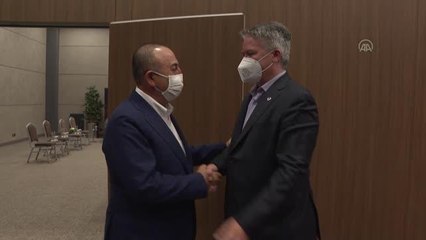 Çavuşoğlu, OECD Genel Sekreteri Mathias Cormann ile bir araya geldi