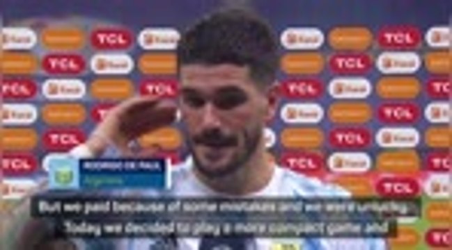 De Paul delighted with Argentina victory, Godin rues Uruguay mistakes
