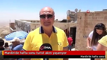 Mardin'de hafta sonu turist akını yaşanıyor