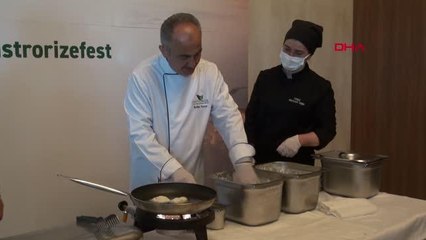 RİZE 'GASTRORİZE GÜNLERİ' TANITIMINDA BELEDİYE BAŞKANI OCAKBAŞINA GEÇTİ