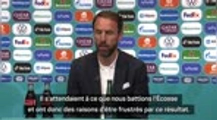 Groupe D - Southgate : "Je peux comprendre la réaction de nos fans"