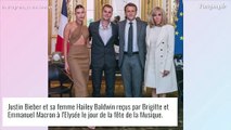 Brigitte et Emmanuel Macron avec Justin Bieber à l'Elysée, Hailey Baldwin en robe sexy