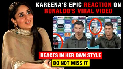 Kareena Kapoor Khan's Hilarious Reaction After Amrita Rao On Footballer Christiano Ronaldo's Water Over Coca Cola Video