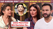 Saif Kareena Opposed Sara To Work With Sushant In Kedarnath ? Actress Breaks Silence