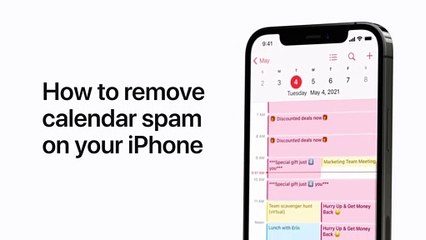 Comment supprimer le spam du calendrier sur votre iPhone