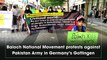 Baloch National Movement protests against Pakistan Army in Germany’s Gottingen