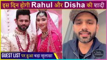 REVEALED! Rahul Vaidya And Disha Parmar's Wedding Date and Guest List Details  