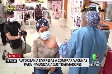 ¿Actualmente es factible que las empresas privadas puedan comprar vacunas?
