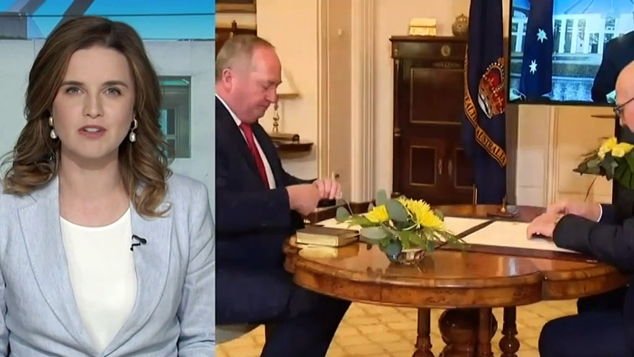 Barnaby Joyce sworn in as Deputy Prime Minister