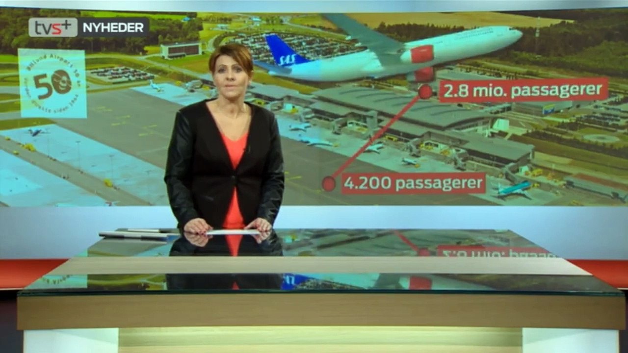 Billund Lufthavn fylder 50 år | 50-års fødselar stadig flyvende | 01-11-2014 | TV SYD @ TV2 Danmark