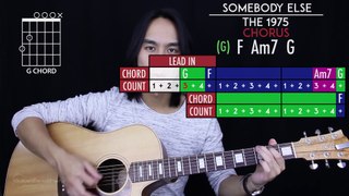 Somebody Else Guitar Tutorial - The 1975 Guitar Lesson Tabs + Easy Chords + Guitar Cover