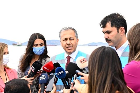Vali Yerlikaya: 18 Haziran itibariyle İstanbul'umuzda bin 361 metreküp müsilaj temizlendi