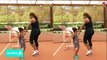 Serena Williams Gives Olympia Tennis Lessons and Her Forehand Is Epic